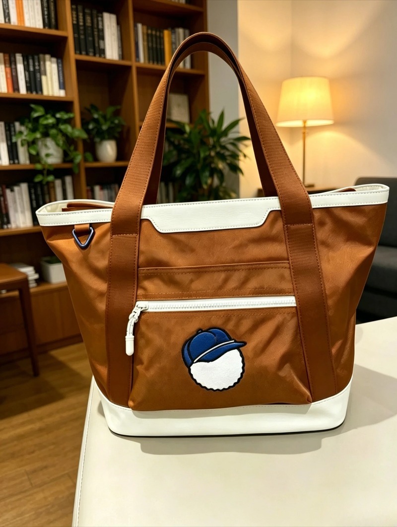 Golf Equipment Stores - New6 Color Block Embroidery Golf Tote,