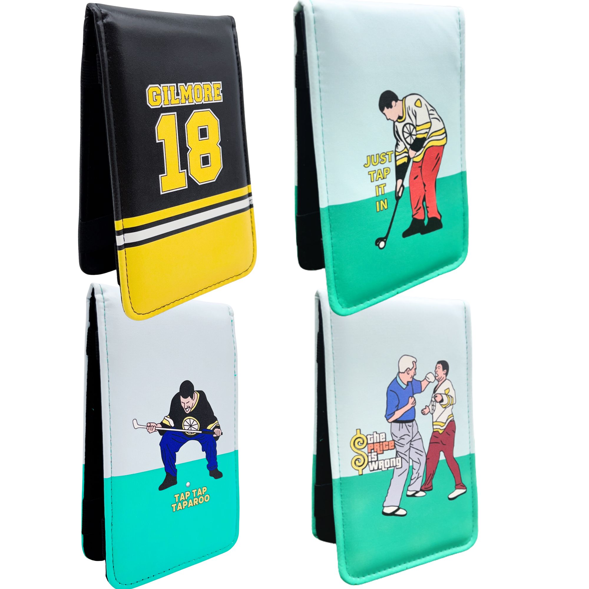 Golf Scorecard Holder - Golf Scorecard Yardage Book Holder Cover