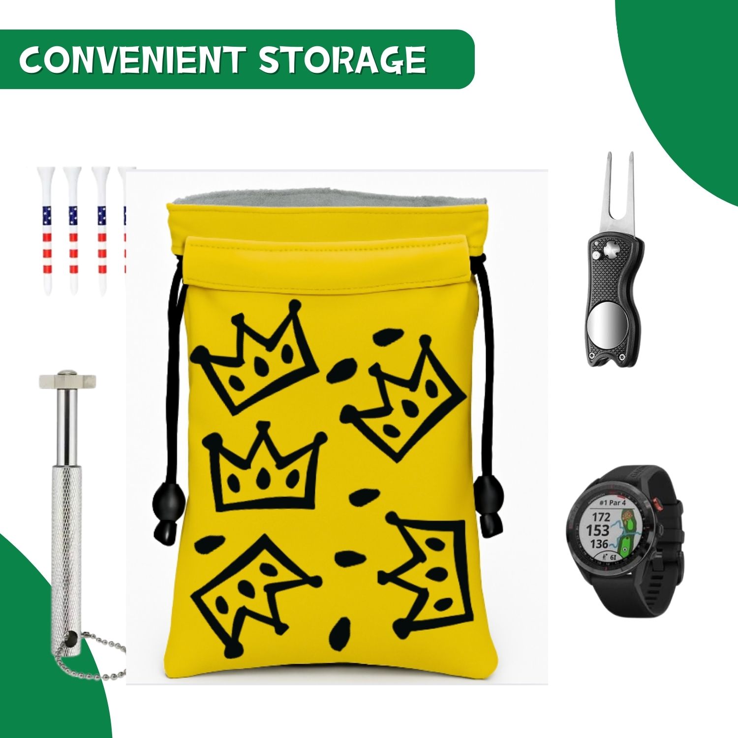 Crown Golf Valuable Item Bag,  - Golf Equipment Stores 评论和价格