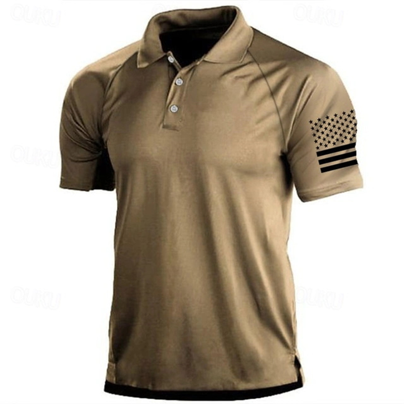 3D Print USA Flag Pattern Polo - Golf Equipment Rental 评论和价格