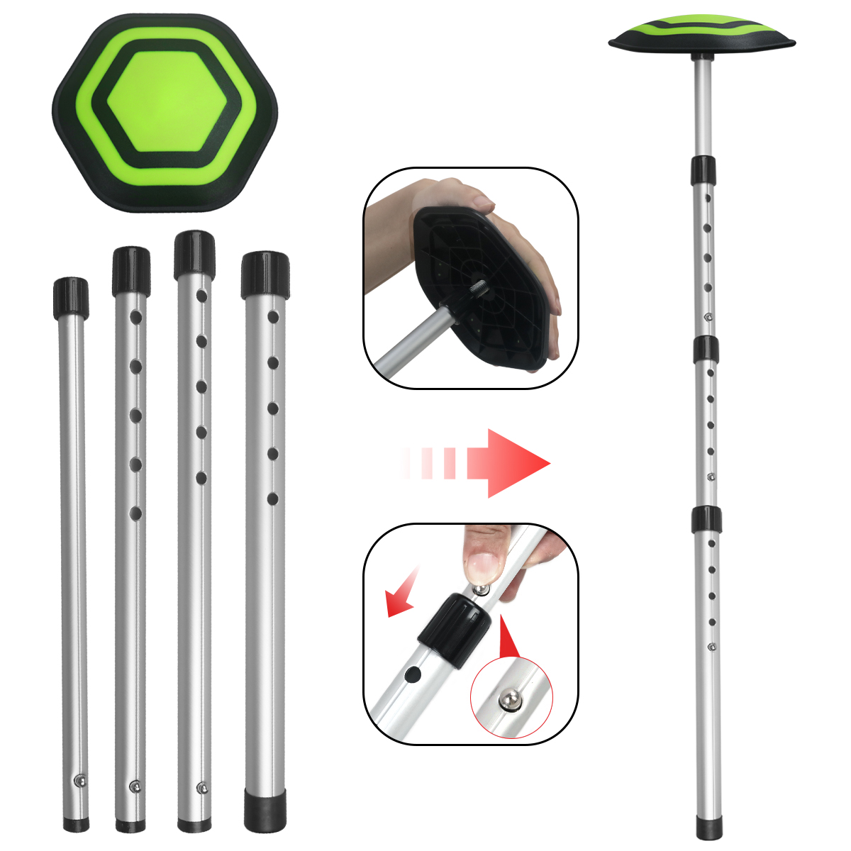 Golf 4-section bag stand alumi - Golf Scorecard Holder 评论和价格